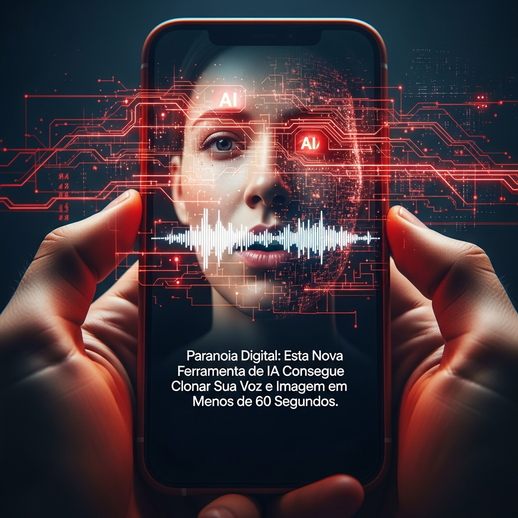 Deepfake em 60 Segundos: Paranoia Digital e a Ameaça da Clonagem Imediata de Voz e Imagem por IA